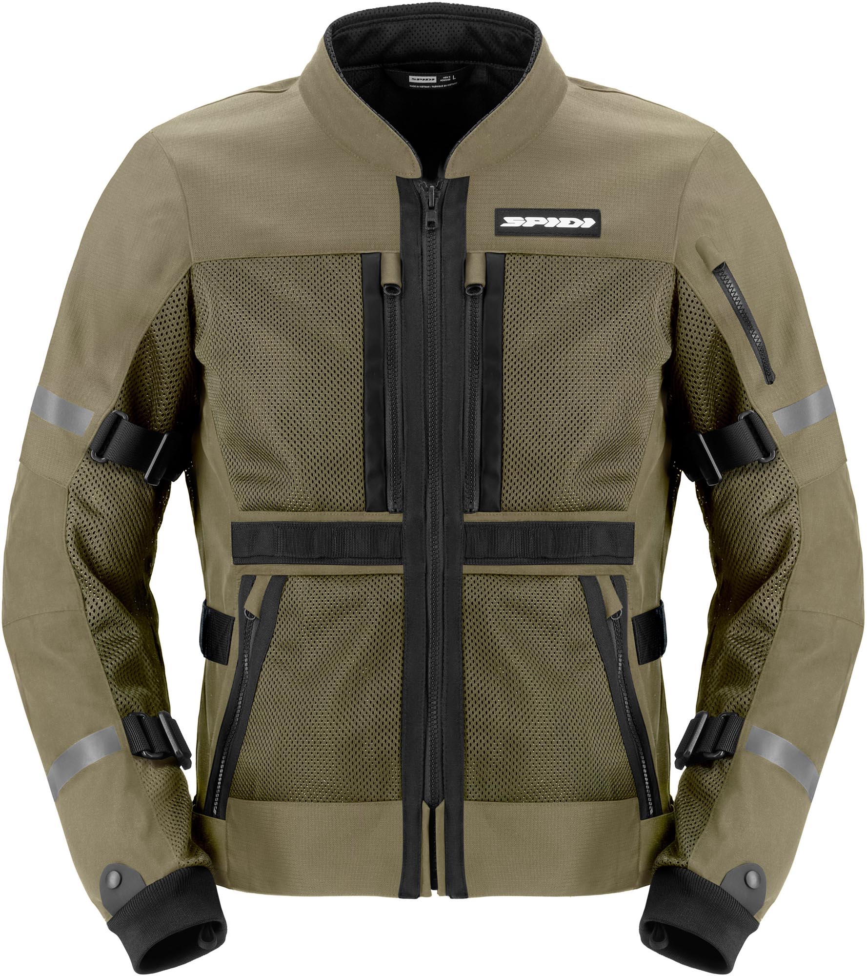 Spidi Tech Armor 2 Veste textile moto Vert militaire M Figure 1