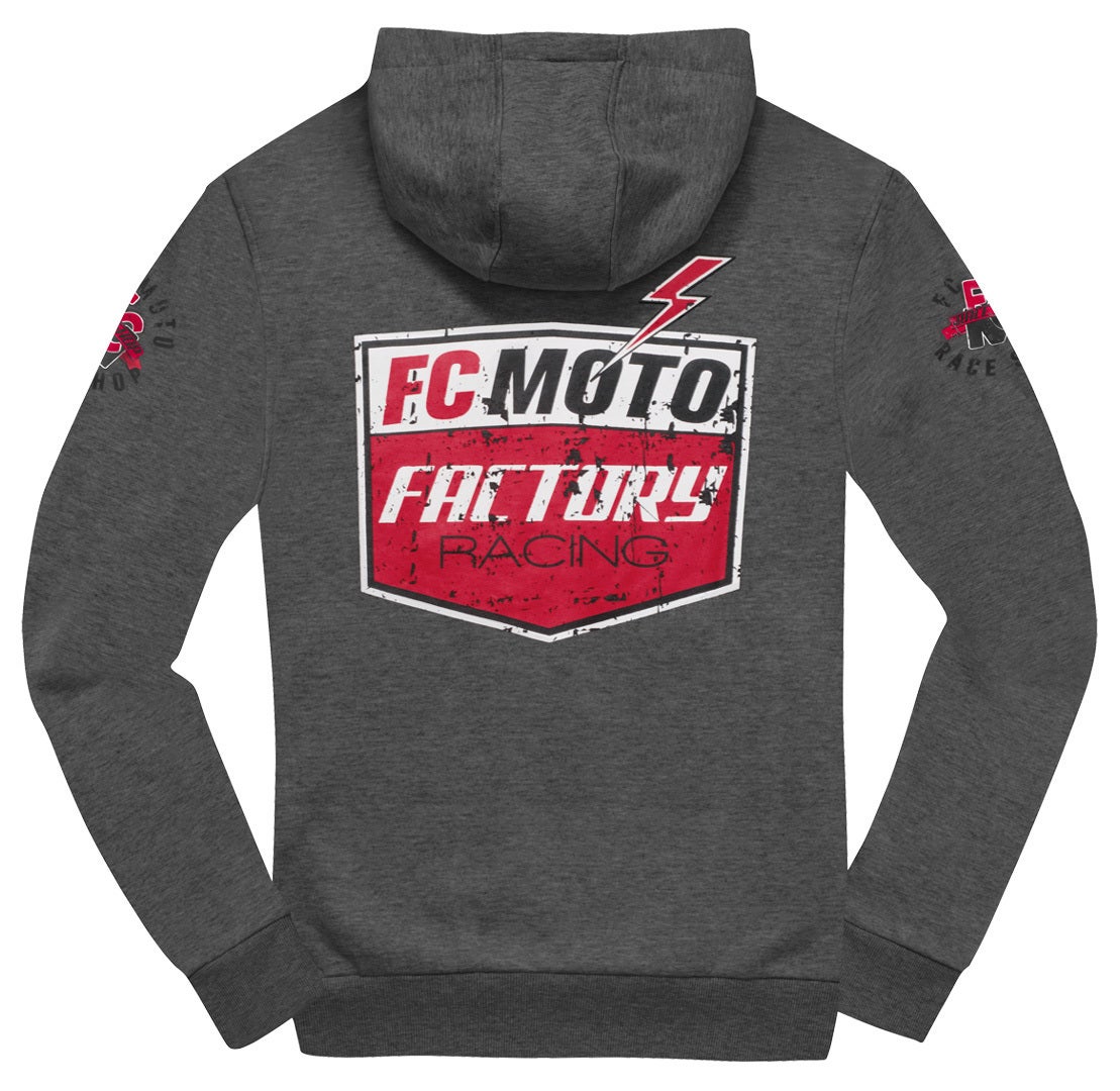 FC-Moto Effortless Sweat à capuche Zip Gris foncé XL Figure 2