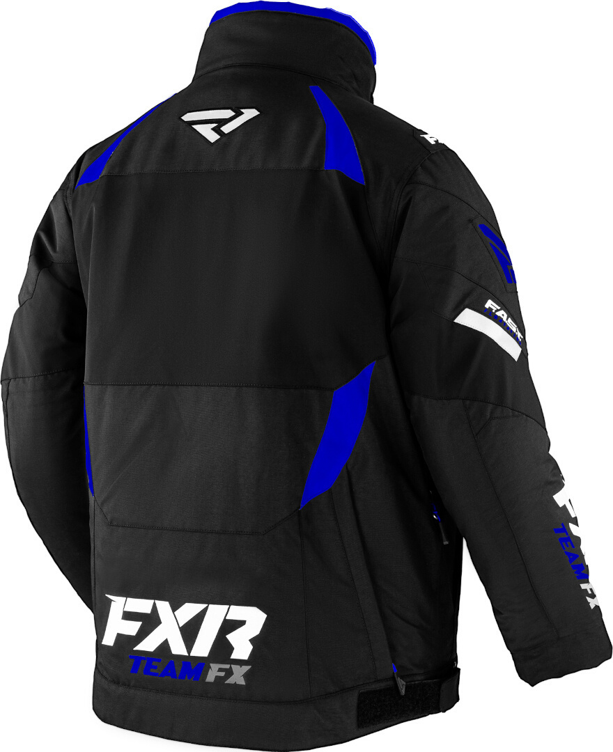 FXR Team FX 2-in-1 2023 Snöskoterjacka Svart/blå S Figur 2