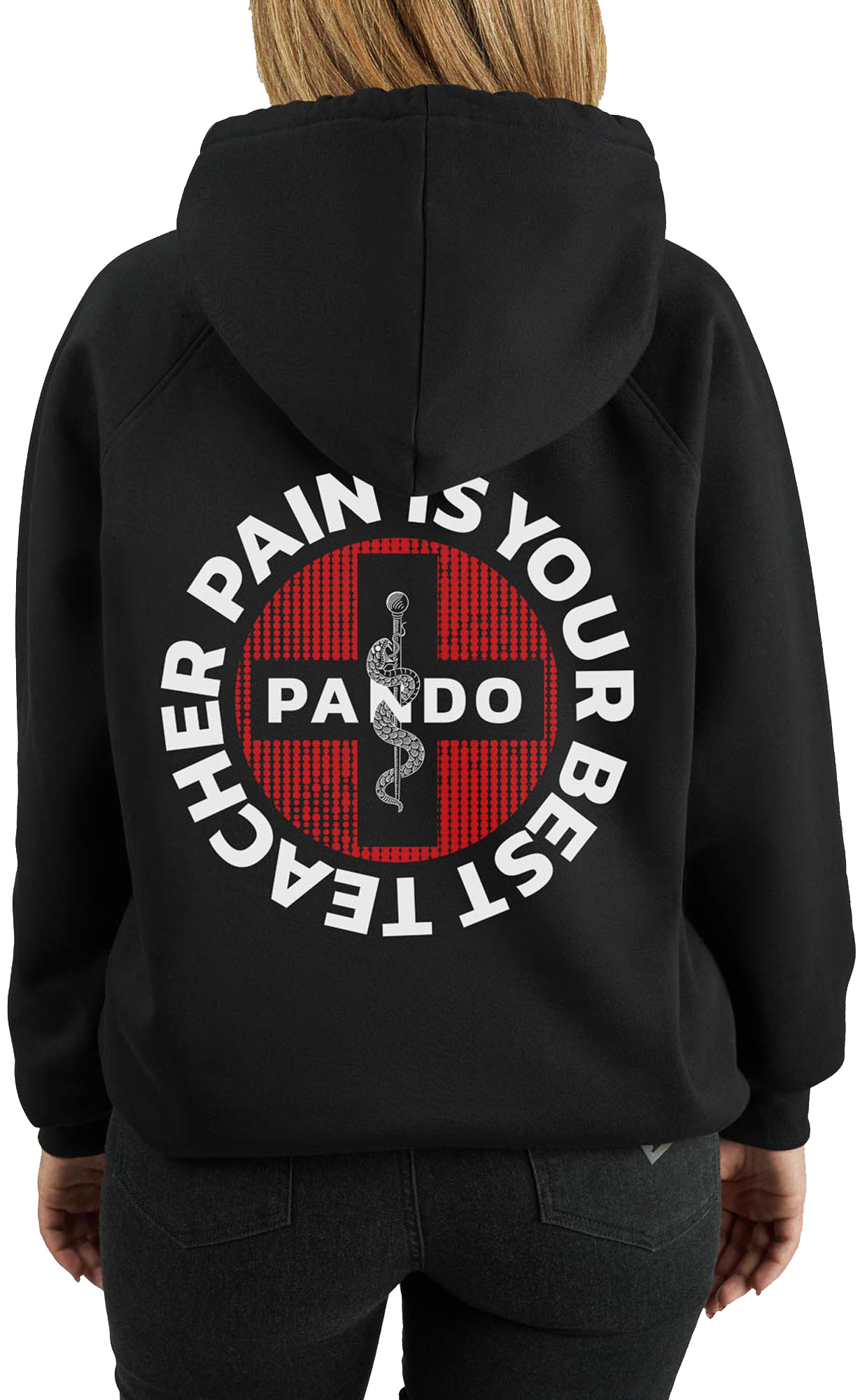 Pando Moto Max Pain Cappuccio con cappuccio L Figura 2