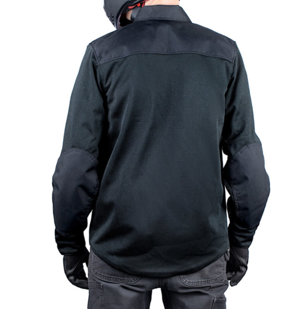 Icon Upstate Motorrad Mesh Textiljacke schwarz 3XL Abbildung 3