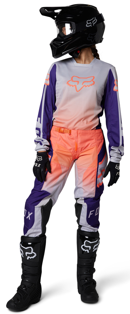 FOX 180 Leed Dames Motorcross Broek Oranje 8 Figuur 8