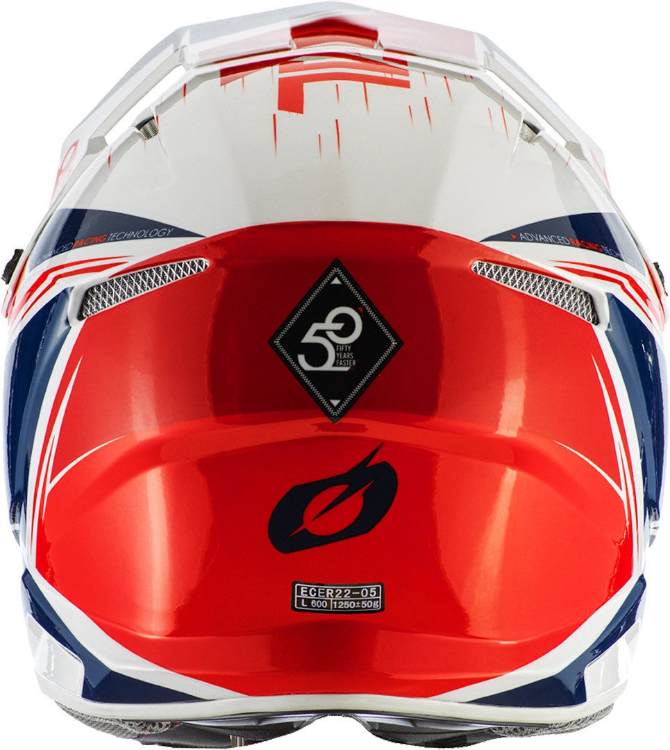Oneal 3Series Stardust Casco motocross bianco/blu/rosso M (57/58) Figura 7