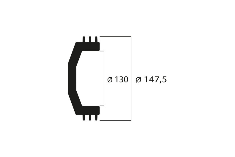 MALOSSI clopoțel ambreiaj cu lamele int. ø 130 Figura 3