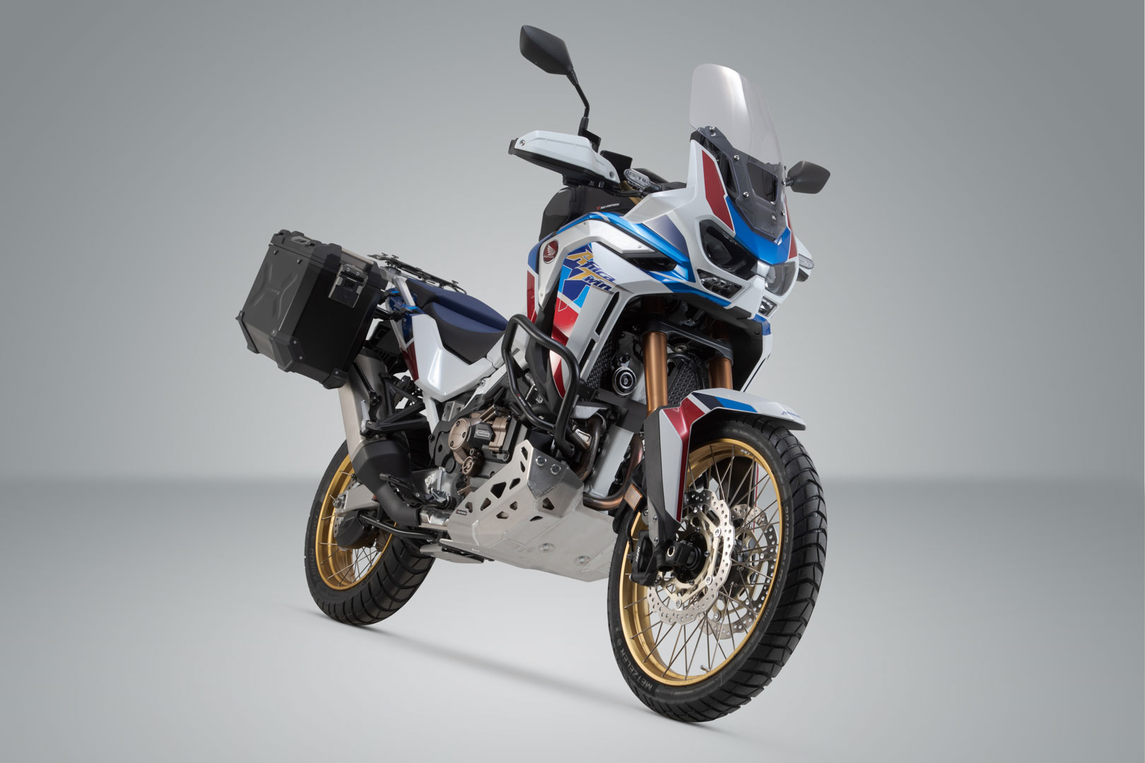 Sistem de carcasă din aluminiu SW-Motech TRAX ADV - Negru. 45/37 l. CRF1100L / Avansat (19-). Suportul OEM. Figura 2
