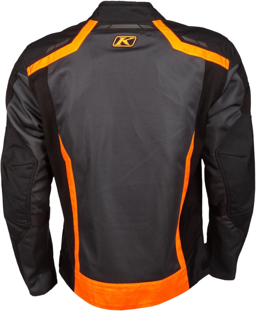 Klim Induction Chaqueta textil de motocicleta negro/gris/naranja L Figura 4