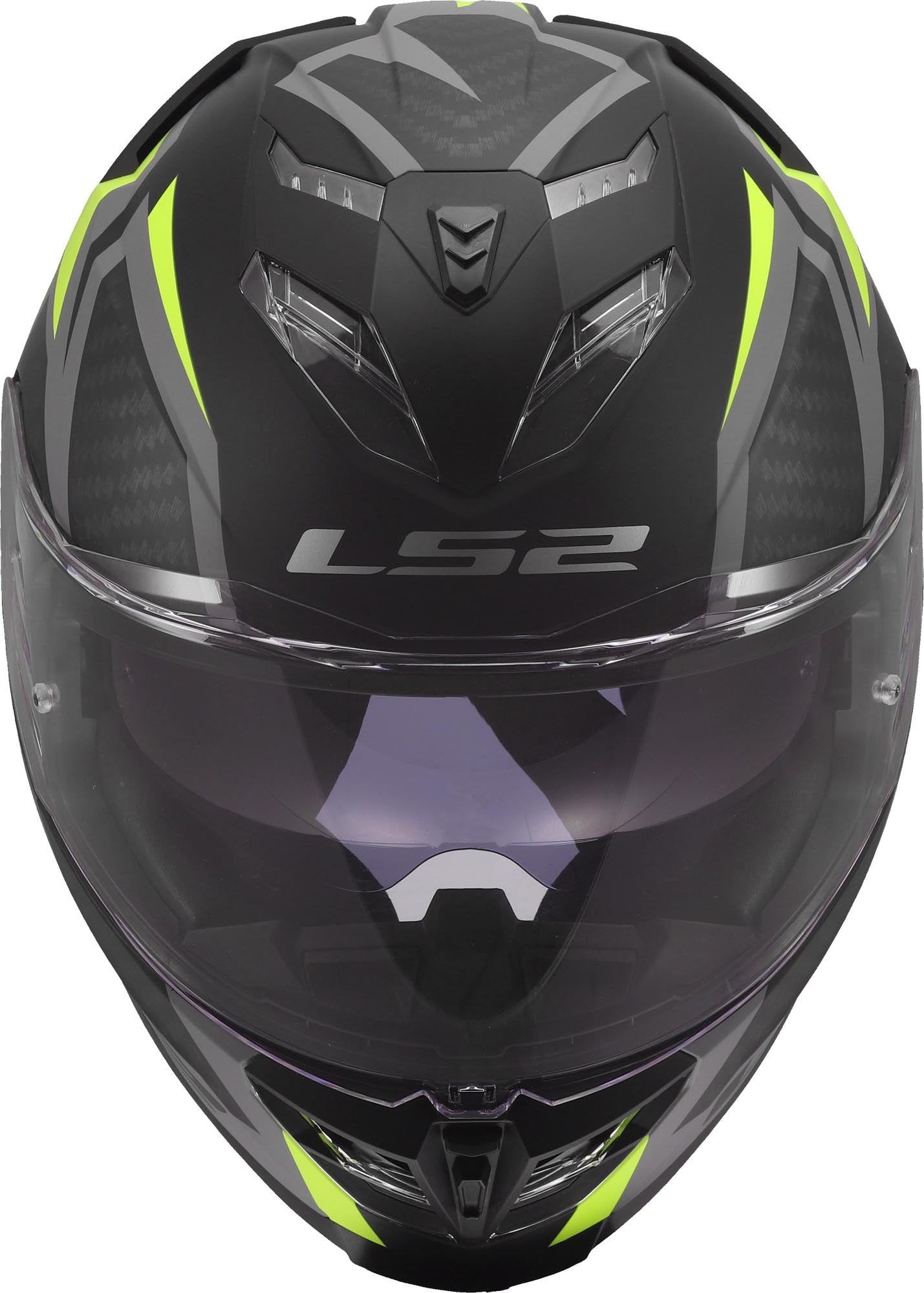 LS2 FF818 Storm III Dynamo Helm schwarz/gelb M (57/58) Abbildung 10