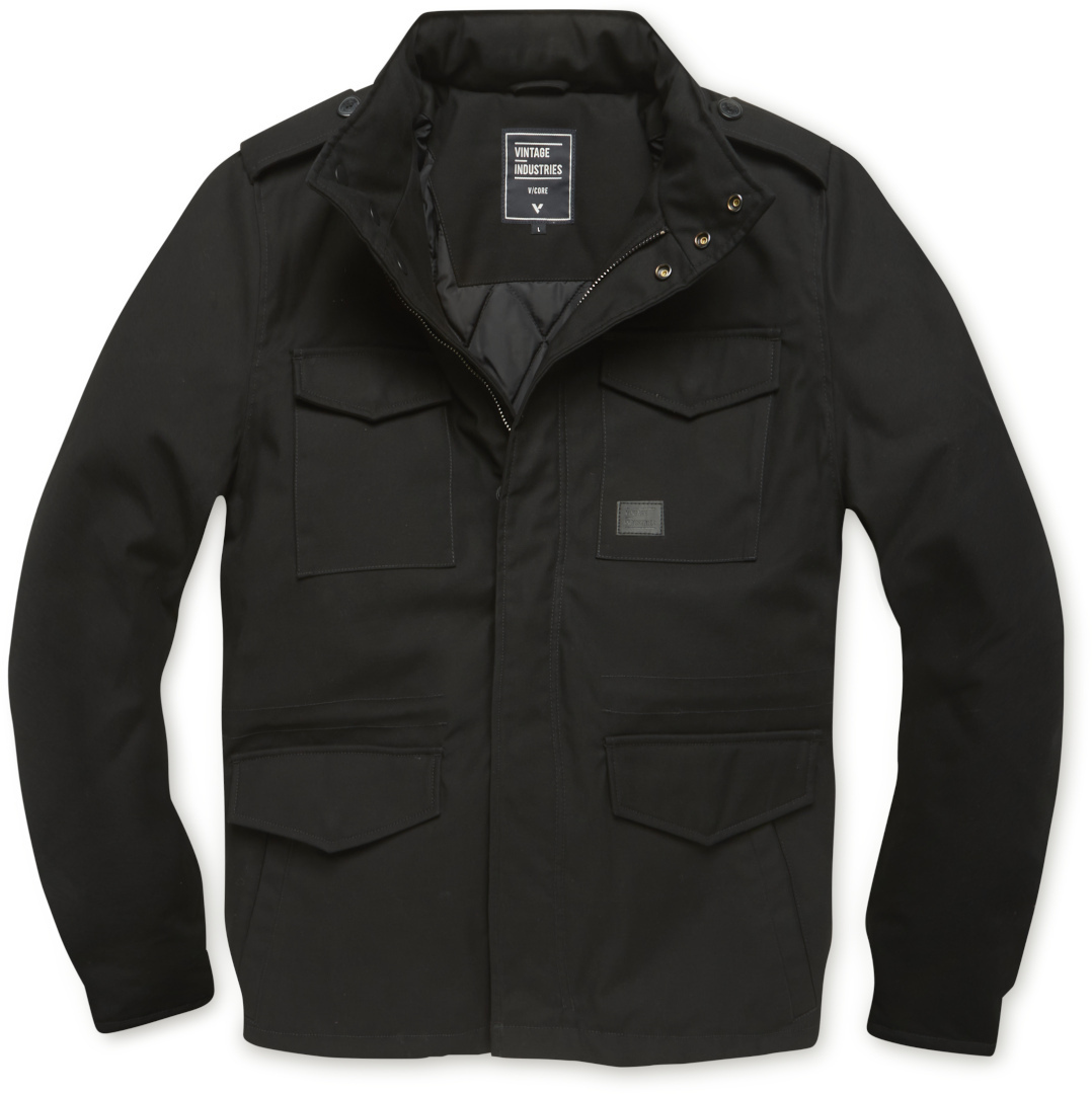 Vintage Industries Brent Parka nero M Figura 1