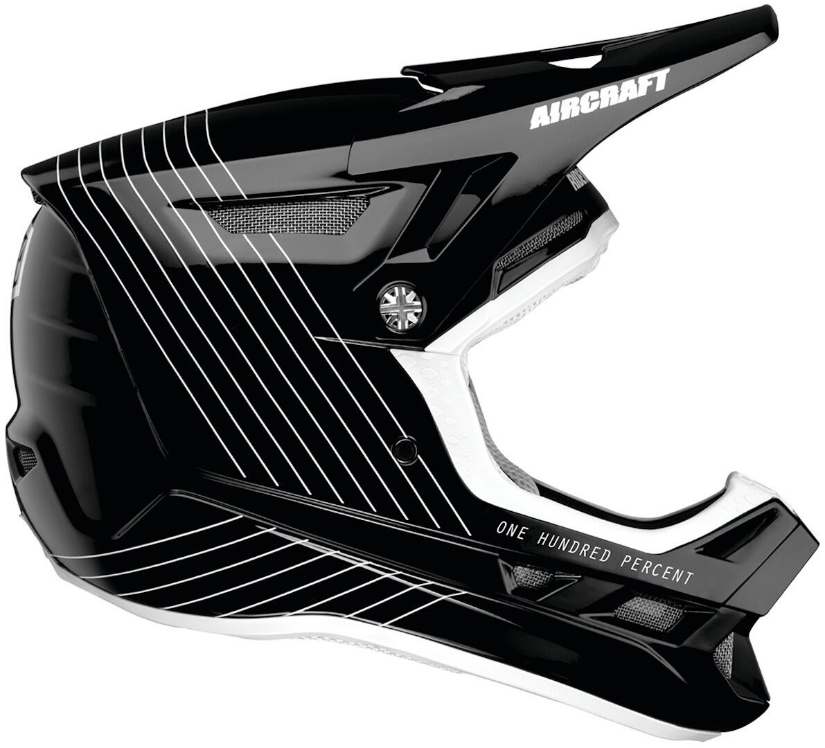 100% Aircraft Composite Silo Downhill Helmet M (57/58) Figure 1