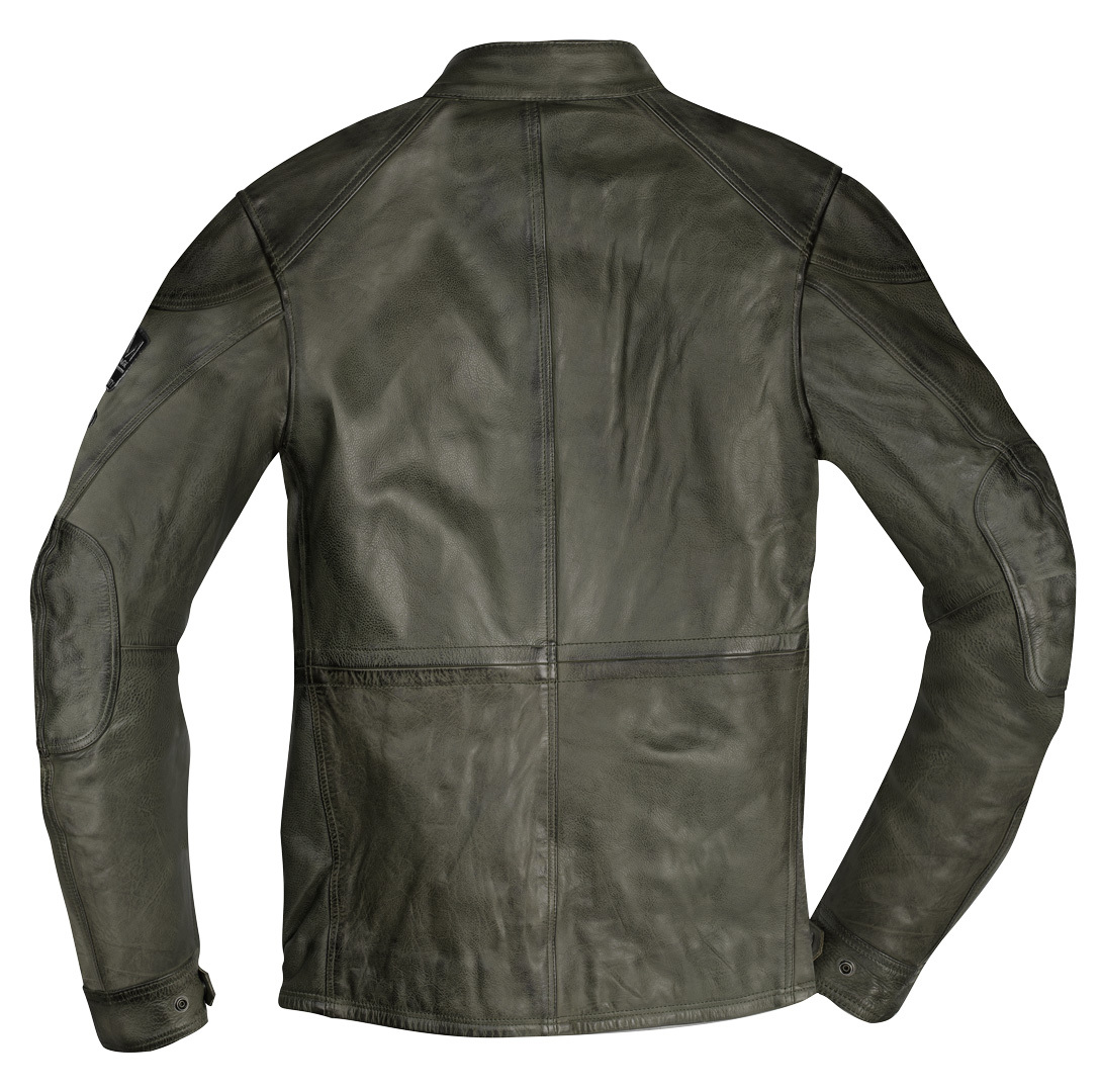HolyFreedom Quattro Evolution Motorcycle Leather Jacket dark green XXL Figure 3