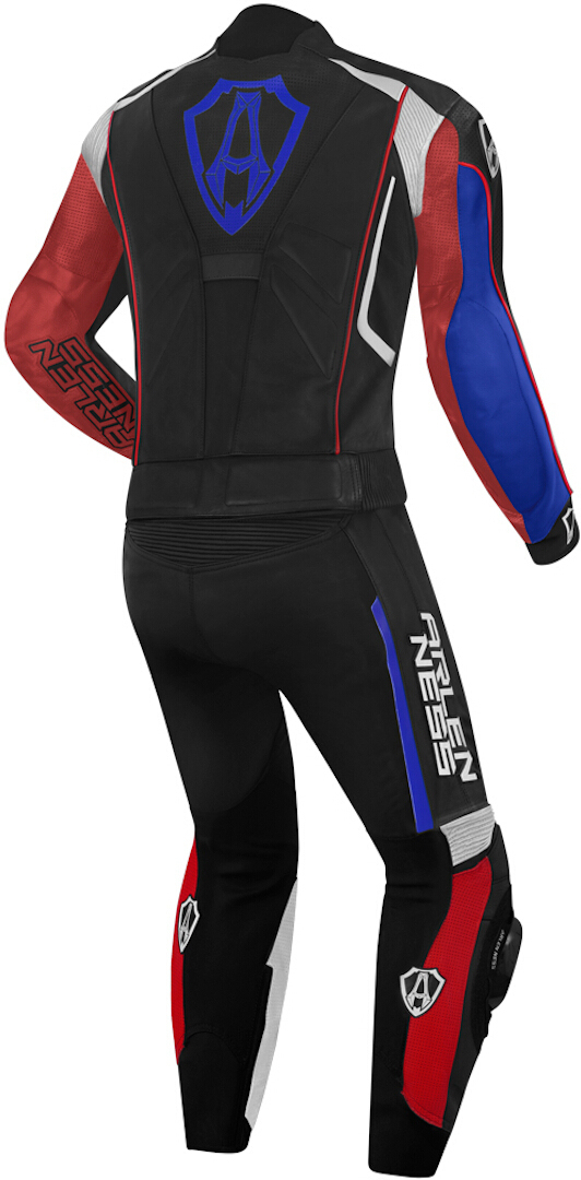 Arlen Ness Losail Costum de piele în două piese Negru/Alb/Roșu/Albastru 54 Figura 2