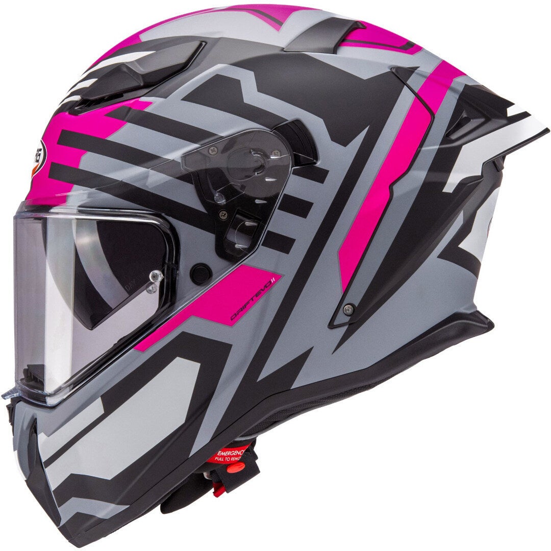 Caberg Drift Evo II Horizon Casque Noir/Gris/Rose XS (53/54) Figure 2