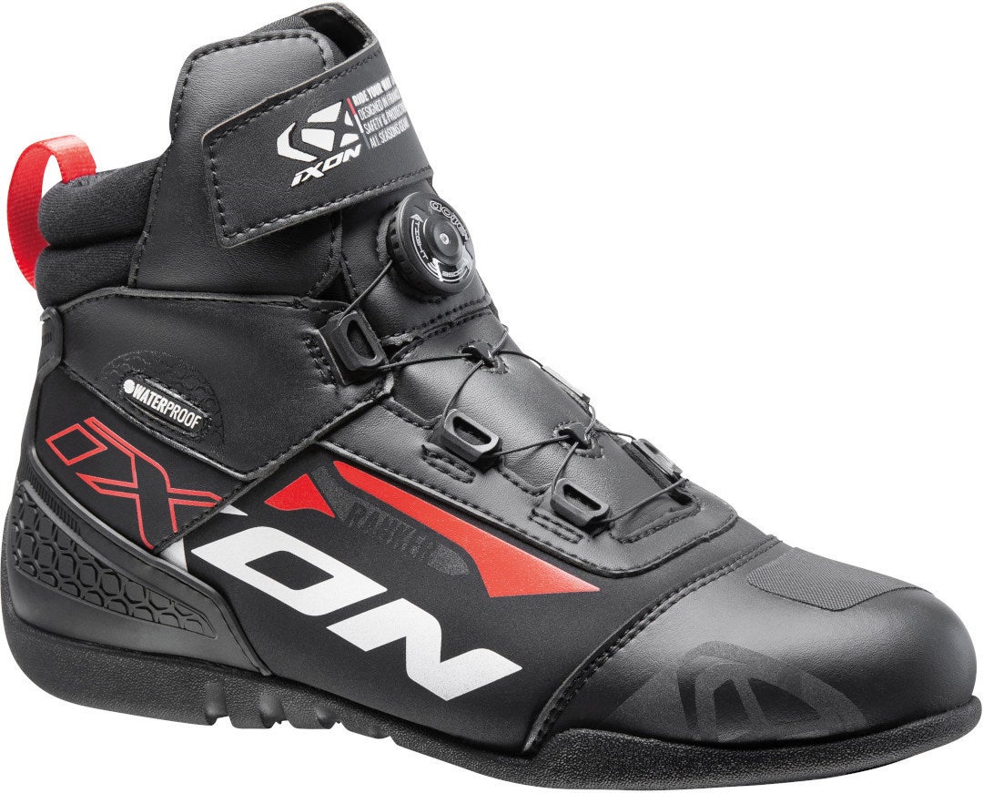 Ixon Ranker WP Motorradschuhe schwarz/weiß/rot 46 Abbildung 3