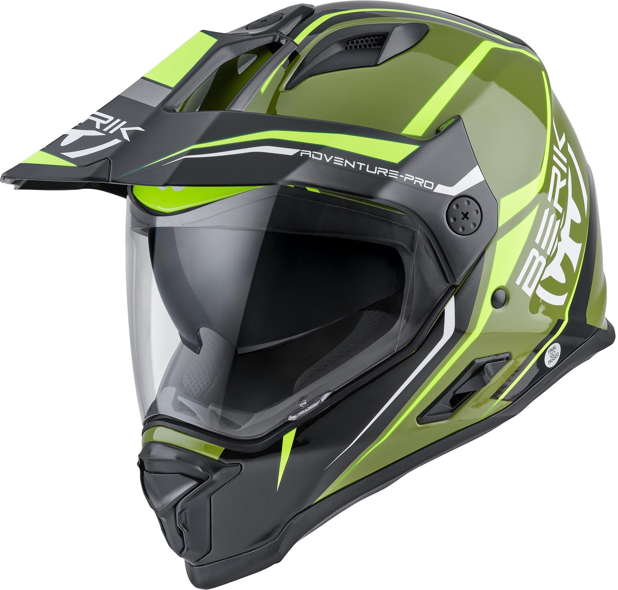 Berik MX313 Volstom Adventure Pro Enduro Hjelm grøn/gul/sort L Figur 1
