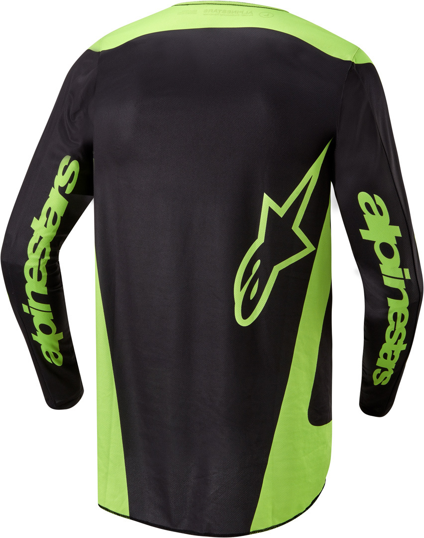 Alpinestars Fluid Lurv Tricou de motocross negru/galben L Figura 6