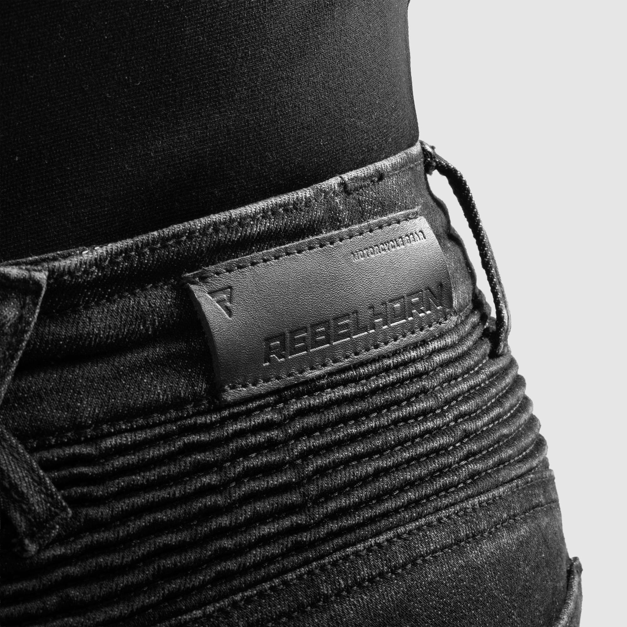 Rebelhorn Agness 2 Damer motorcykeljeans Sort udvasket 36/30 Figur 11