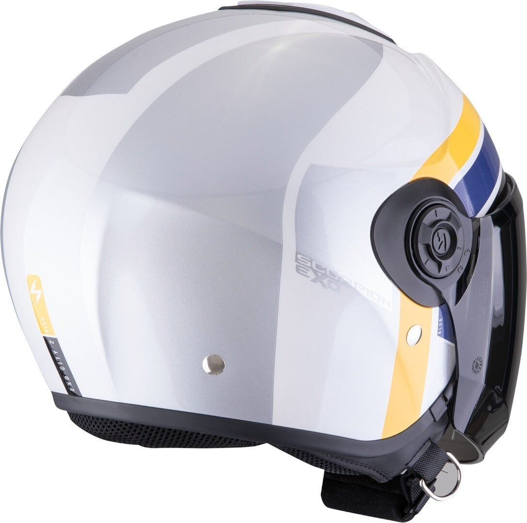 Scorpion EXO-City II Blur Cască cu reacție Alb/argintiu M (57/58) Figura 2