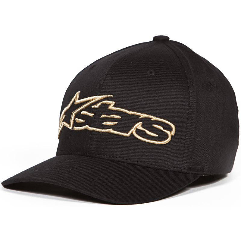 Alpinestars Blaze Flexfit Cap Svart/guld S/M Figur 1