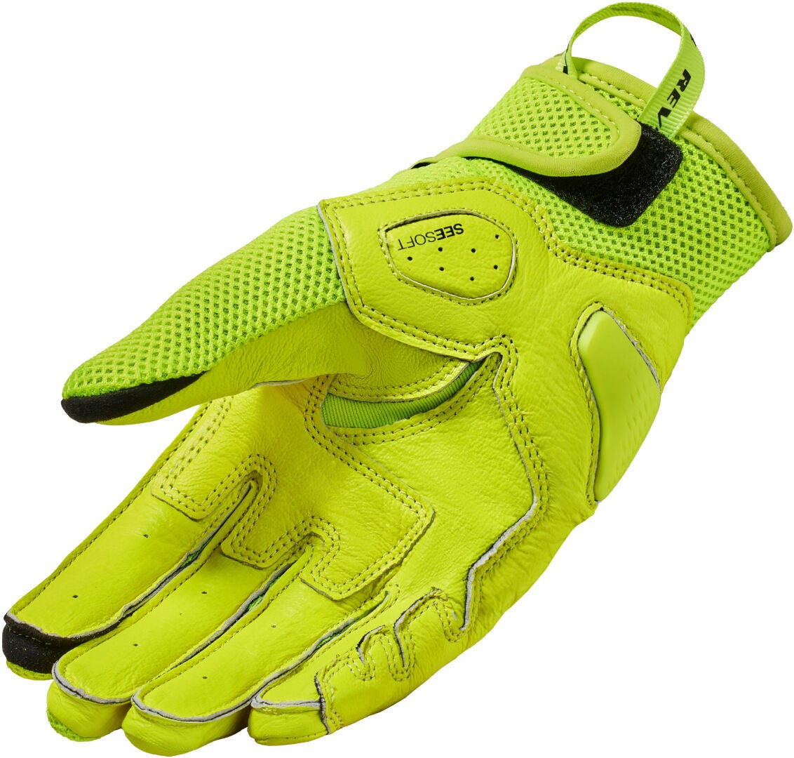 Revit Ritmo Guanti da moto Giallo neon M Figura 2