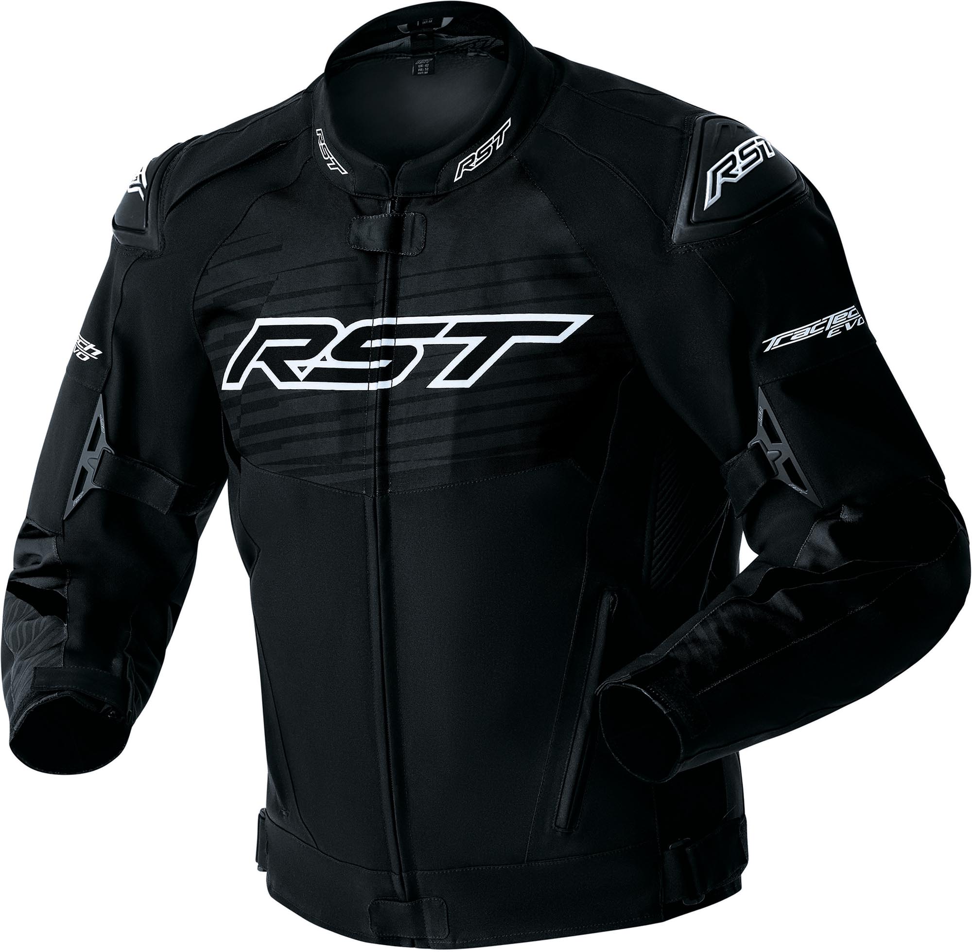 RST Tractech Evo D30 vandtæt motorcykel-tekstiljakke Sort/hvid 58 Figur 1