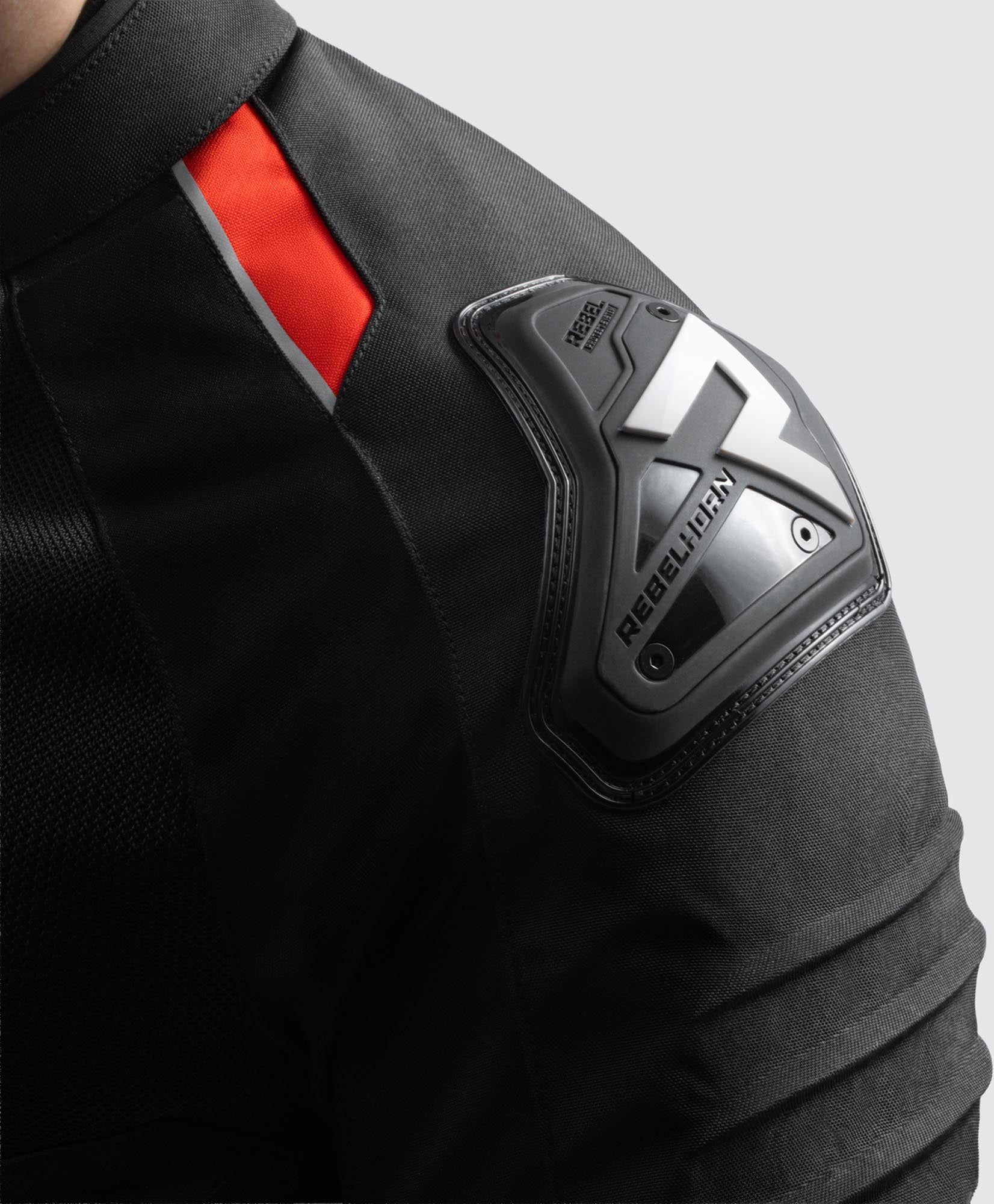 Rebelhorn Vandal 2 Air waterproof Motorcycle Textile Jacket black/red 3XL Figure 6