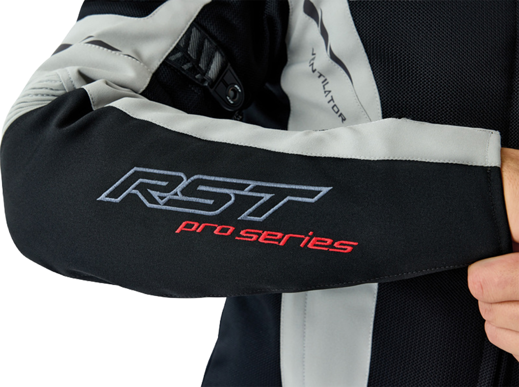 RST Pro Series Ventilator D3O オートバイテキスタイルジャケット 黒/銀 62 図6