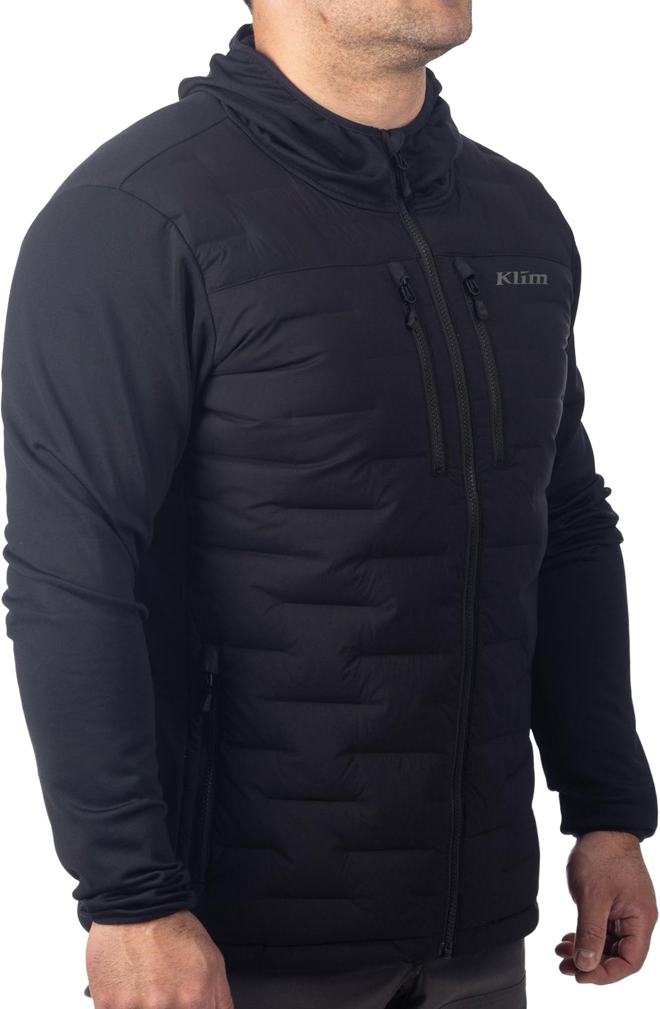 Klim Boulder Stretch Dons Hybride Jas Zwart 2XL Figuur 3