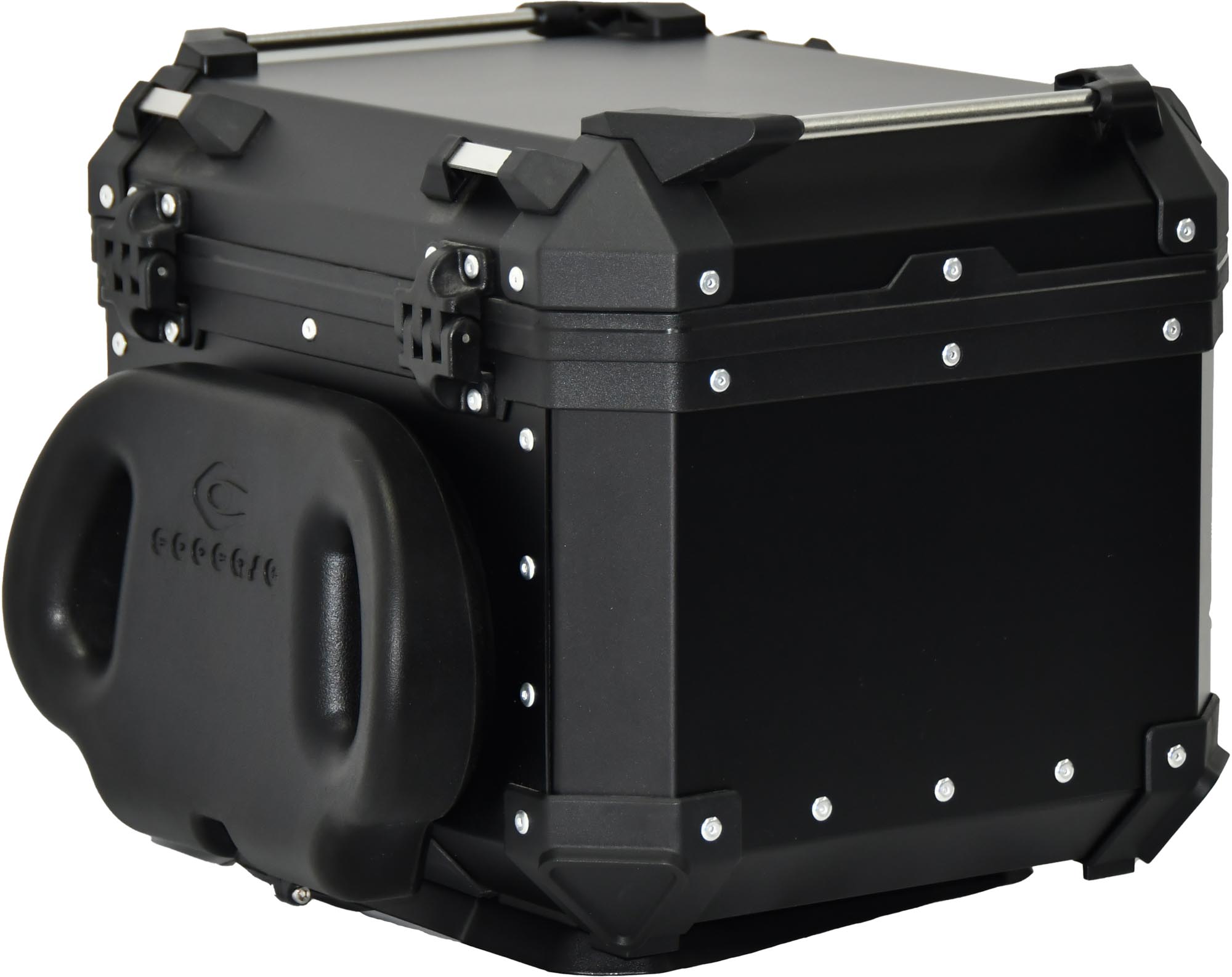 FC-Moto Terreno X PRO Nyckellös Alu Topcase med justerbart ryggstöd svart 45 Ltr. Figur 8