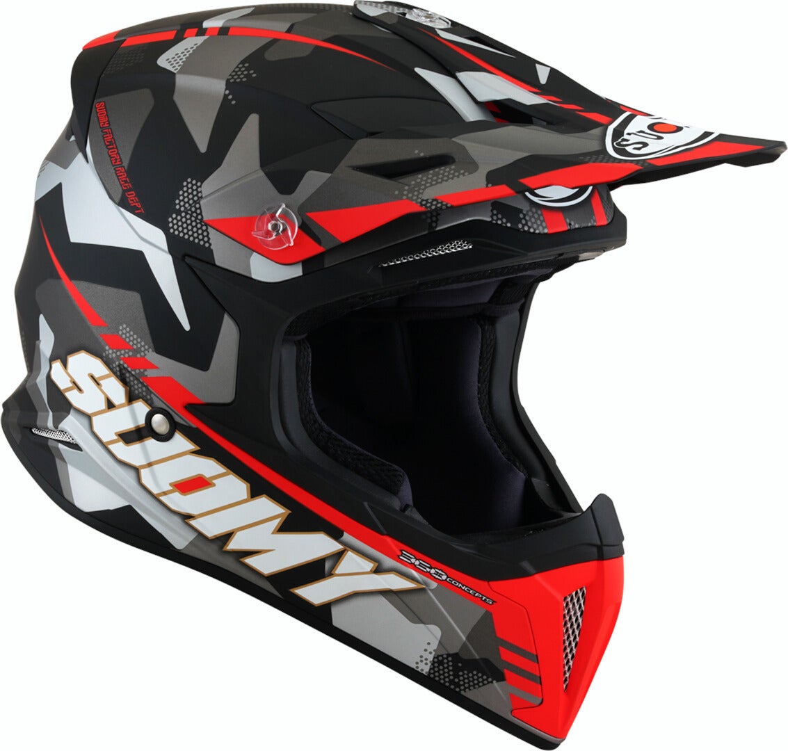 Suomy X-Wing Camouflager Capacete de motocross Red Matt XL Figura 6