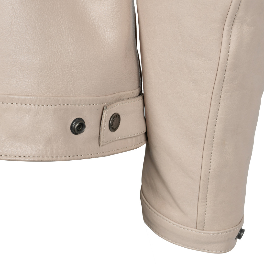 Helstons Chevy Buffalo Motorrad Lederjacke creme L Abbildung 6