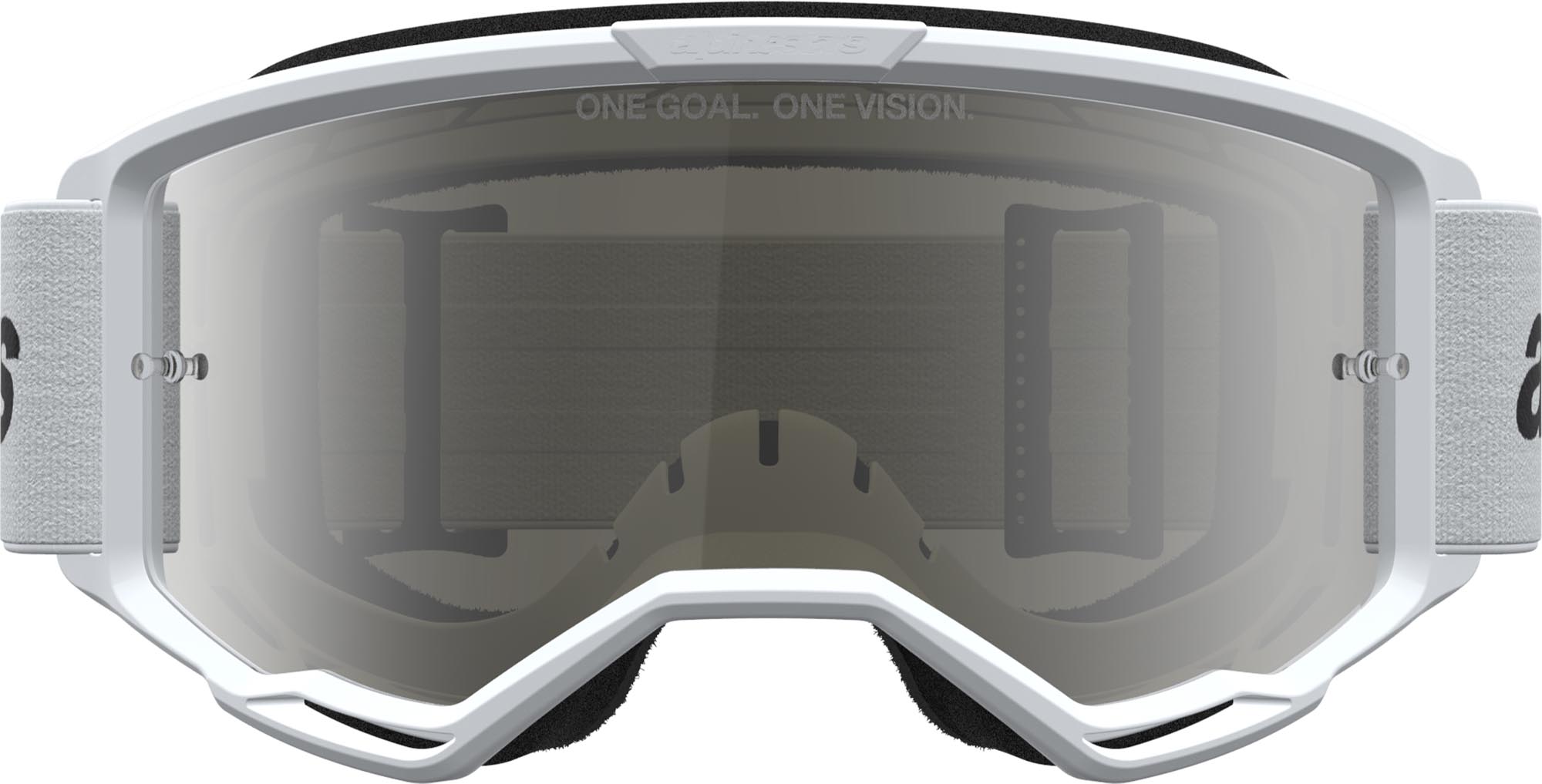 Alpinestars Vision 3 Wordmark Mirror Motokrosové brýle bílá/černá Obrázek 4
