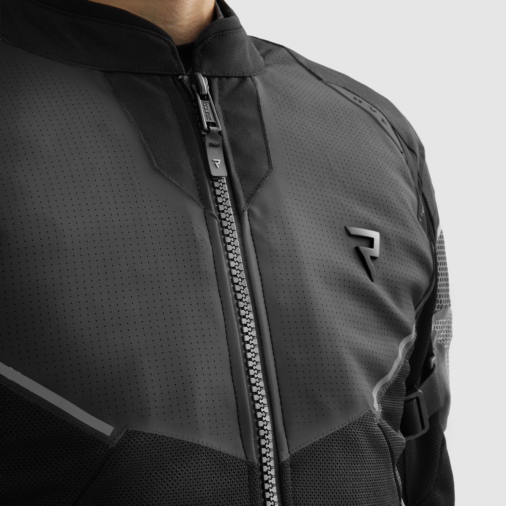 Rebelhorn Hiflow 5 waterproof Motorcycle Textile Jacket black 7XL Figure 4