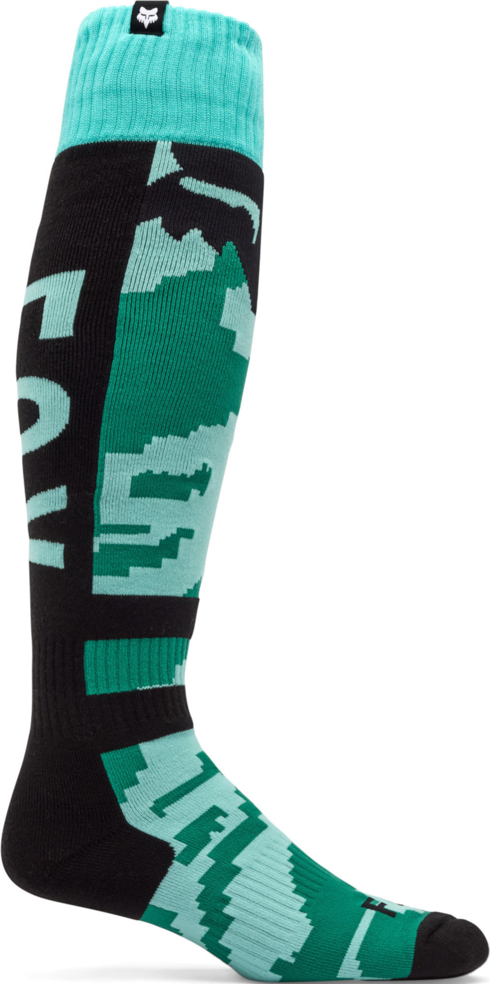 FOX 180 Kairos Motocross Socks turquoise S Figure 1