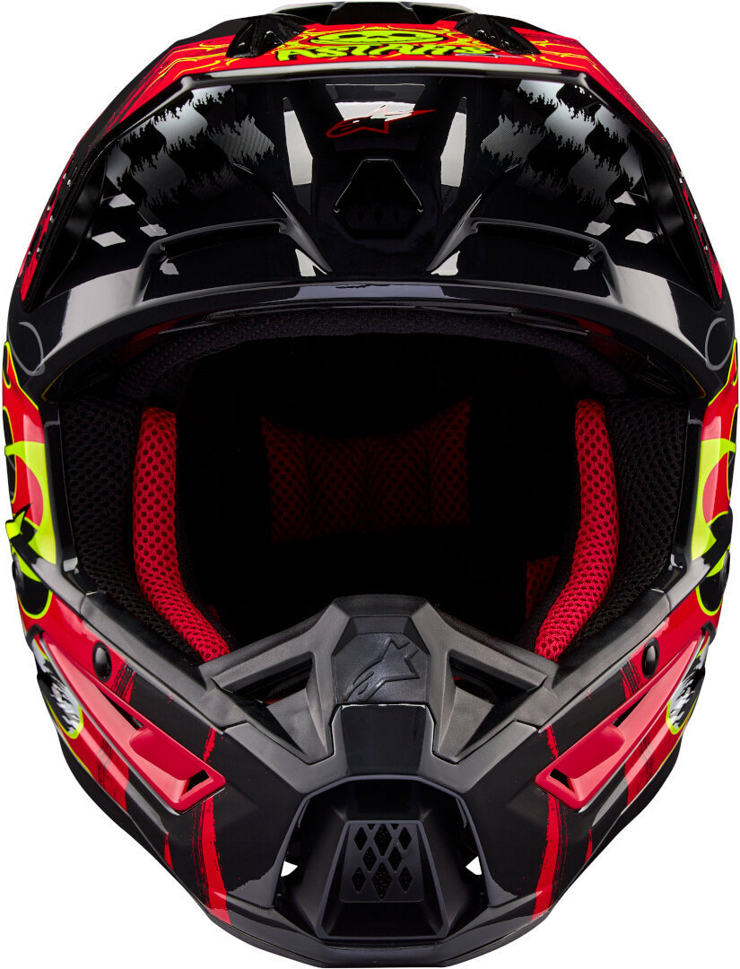 Alpinestars S-M5 Rash Cască de motocross Gri/Roșu XXL (63/64) Figura 6