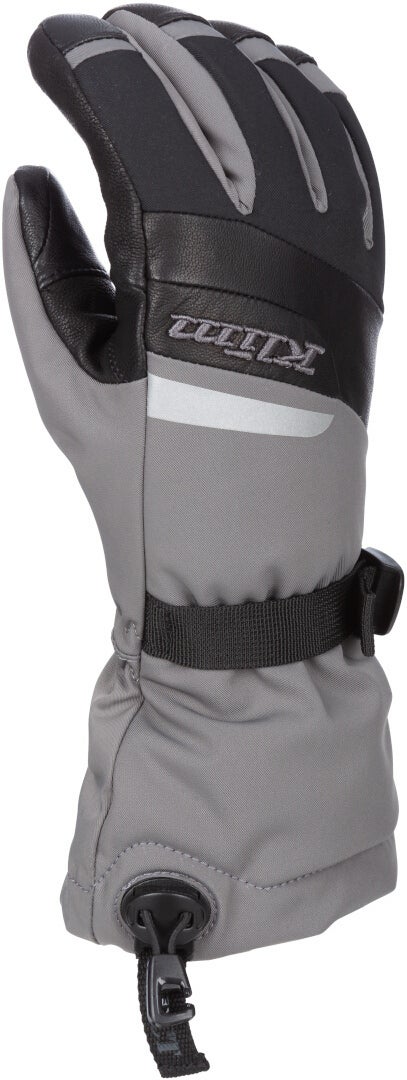Klim Radiate Gauntlet Snøscooterhansker for dame grå/svart 2XL Figur 1