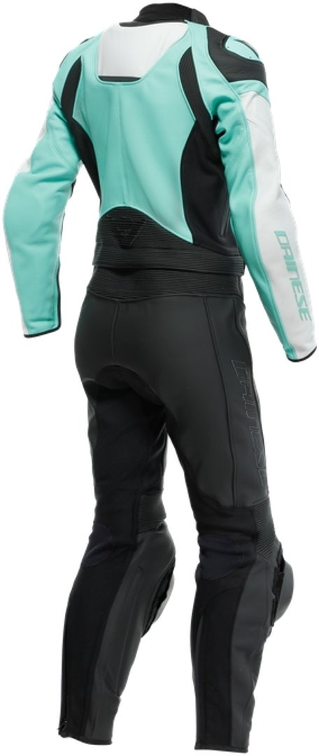 Dainese Mirage Todelt dame motorcykel læderdragt sort/grå/grøn 46 Figur 2