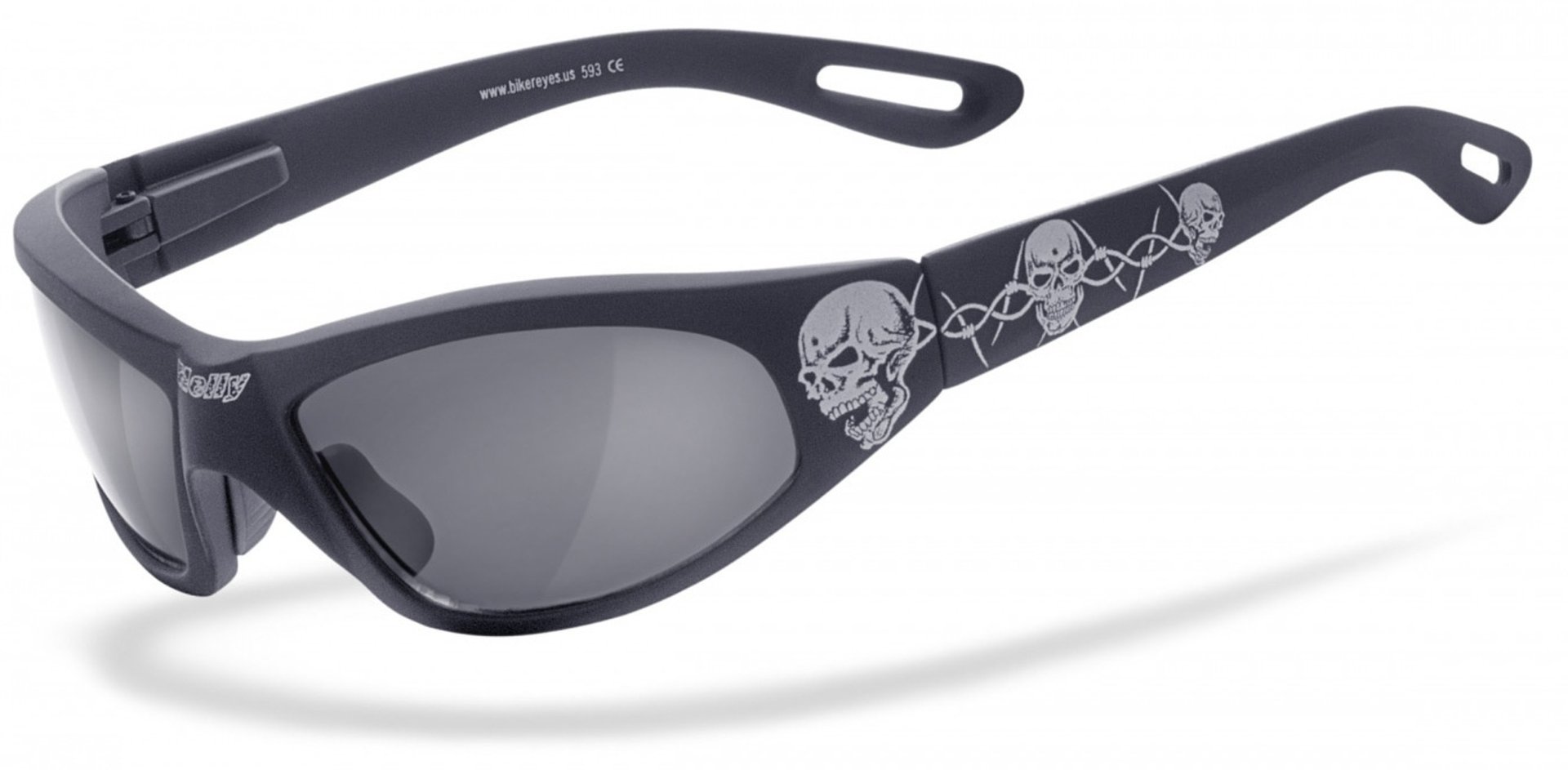 Helly Bikereyes Black Angel Ochelari de soare alb/negru Figura 1