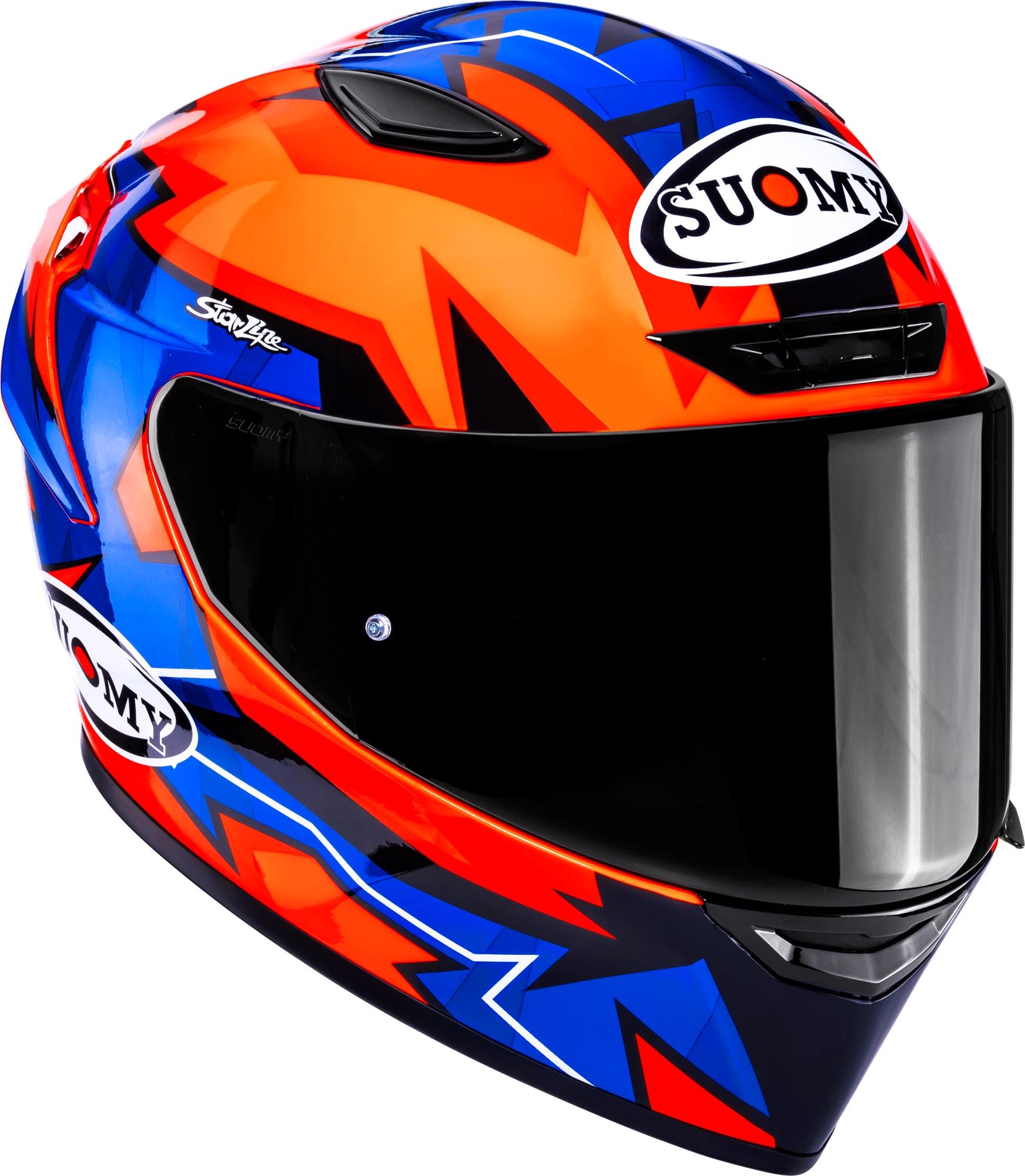 Suomy Track-1 Firestorm Helm rot/blau XXL (63) Abbildung 7