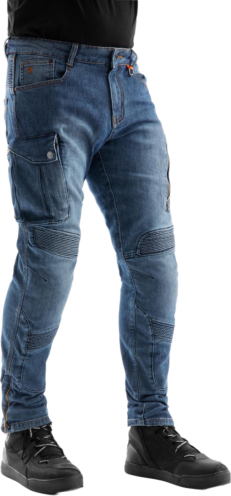 Rebelhorn Vandal Mono Motorcycle Jeans blue washed out 32/32 Figure 3