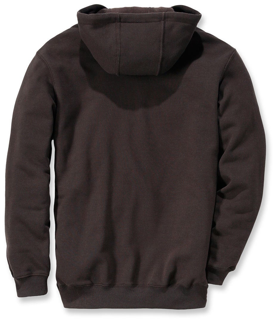 Carhartt Midweight 지퍼 후디 짙은 갈색 L 그림 2