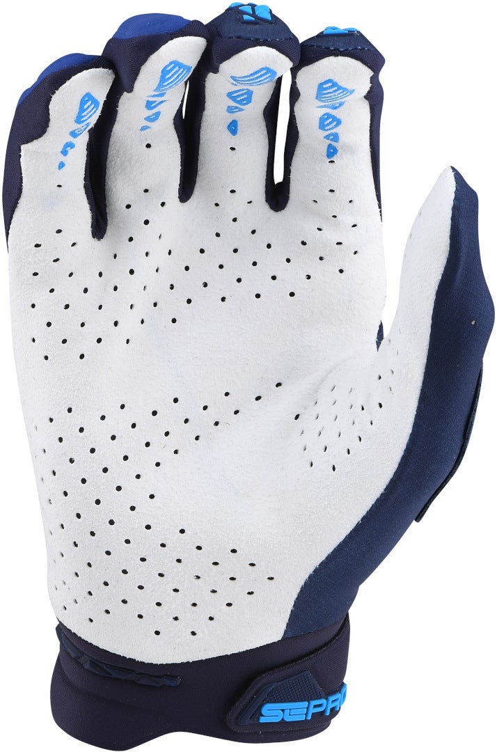 Troy Lee Designs SE Pro Luvas de Motocross azul escuro/azul claro/branco S Figura 2