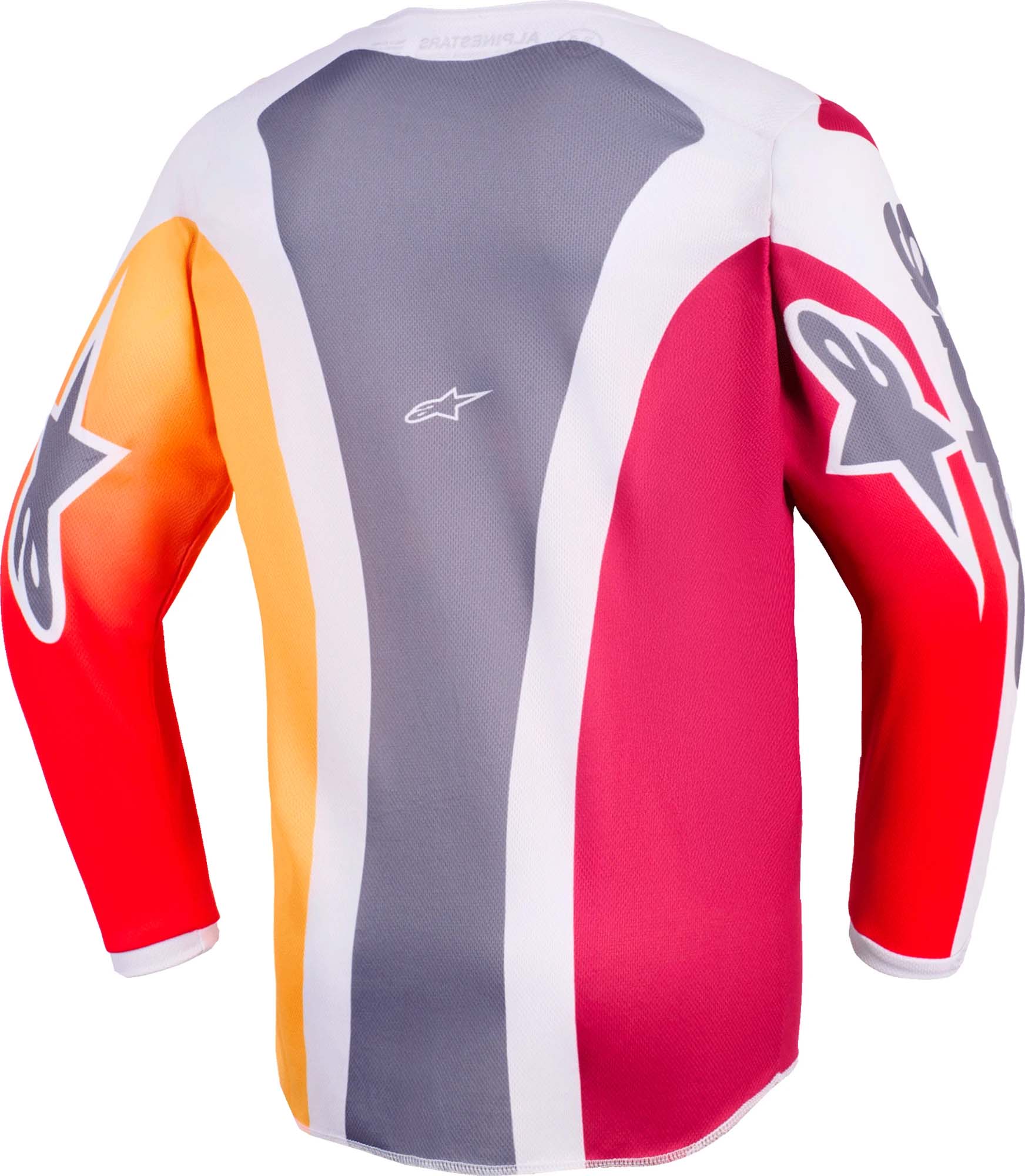 Alpinestars Fluid Portl Youth Motocross Jersey red/grey M Figure 2