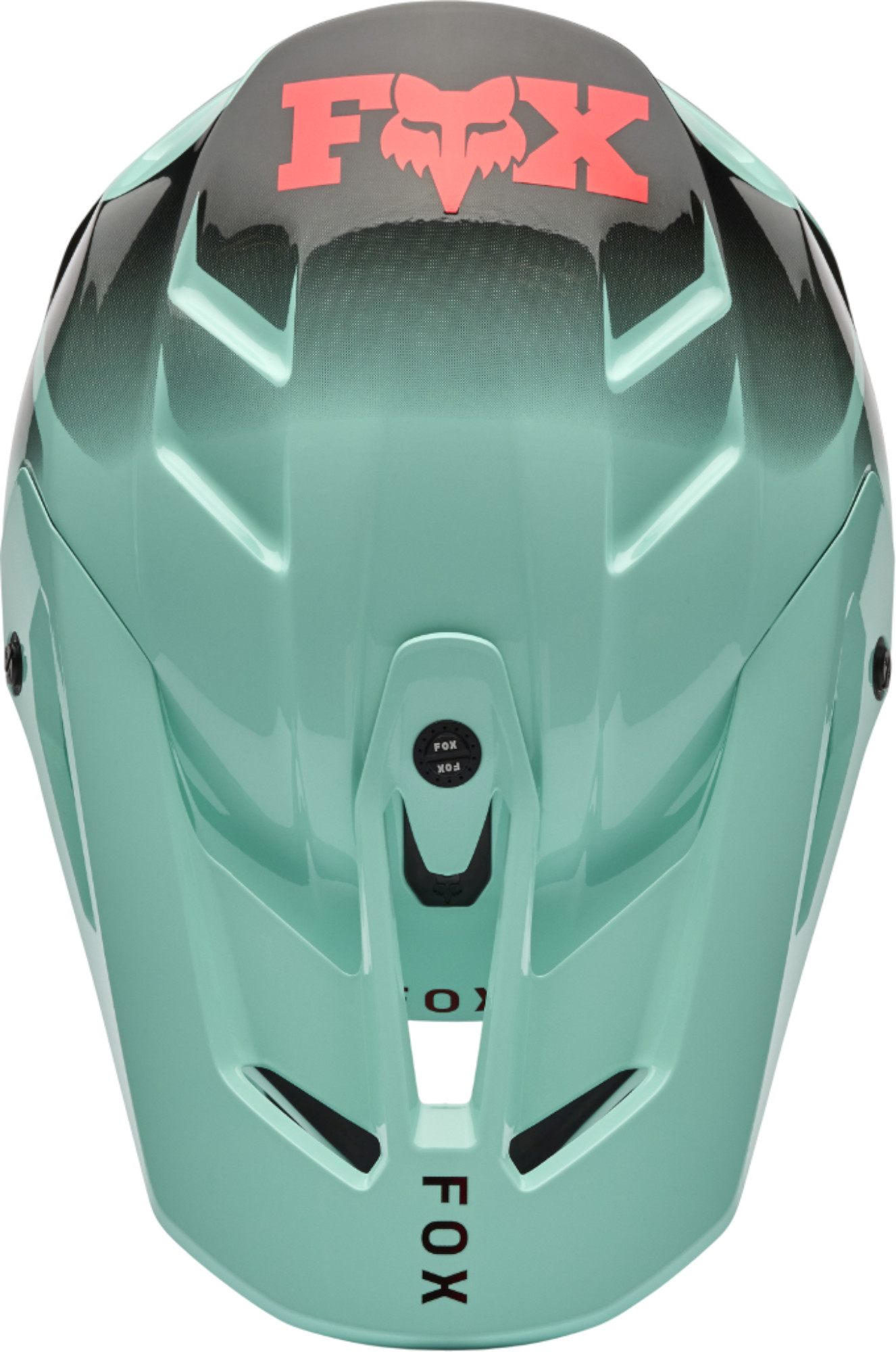 FOX V3 Drip Motorcross helm turquoise Verlies (59/60) Figuur 4