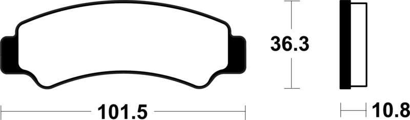TECNIUM MX/ATV Bremsbeläge aus gesintertem Metall - MO4486 Abbildung 2