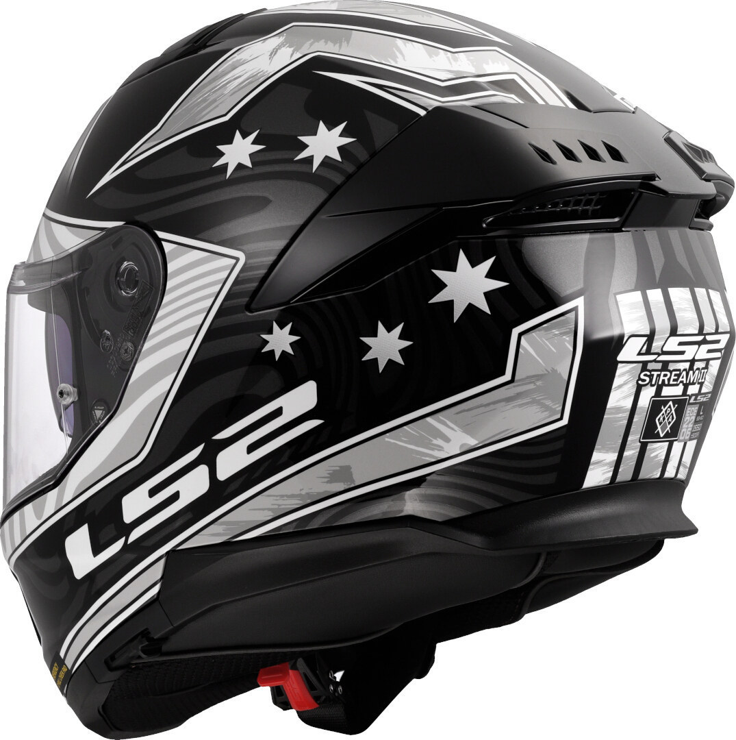 LS2 FF808 Stream II Galdam Casco Bianco/nero S (55/56) Figura 3