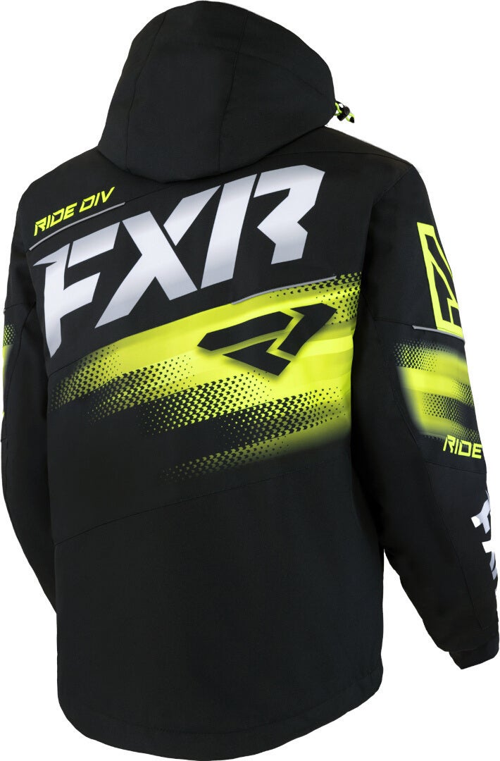 FXR Boost FX 2-in-1 2023 Snowmobile Jacket black/yellow XXL Figure 2