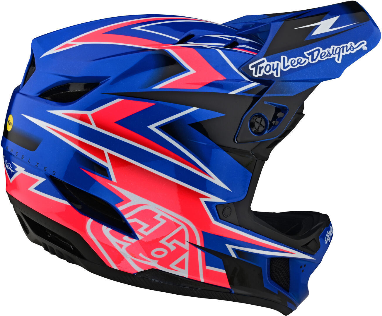 Troy Lee Designs D4 MIPS Composite Volt Casco de descenso Azul S (55/56) Figura 5