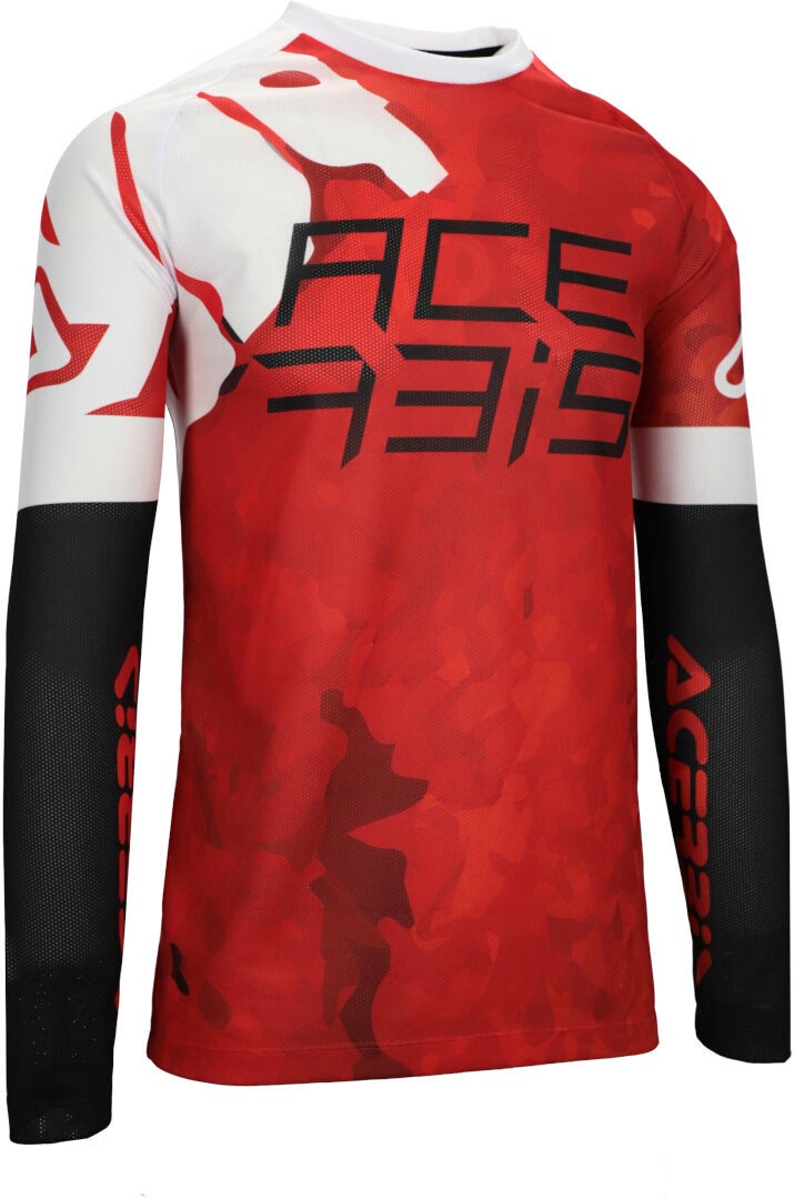 Acerbis J-Windy Vented Watermark Motorcross Jersey rood/wit 3XL Figuur 1