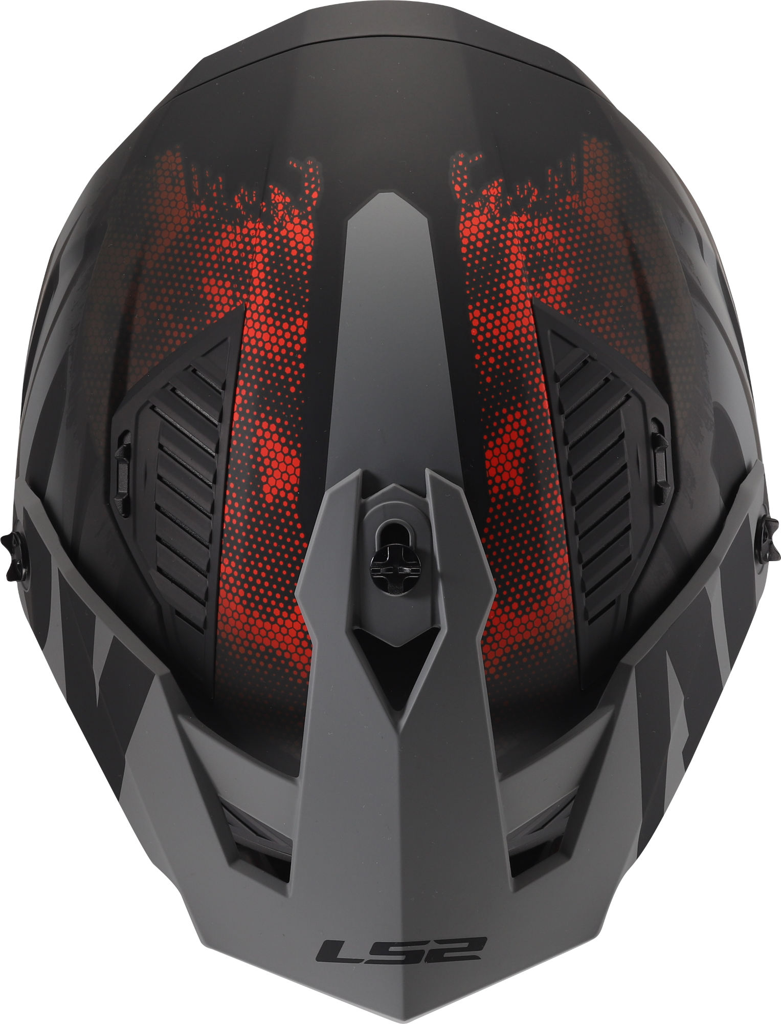 LS2 OF606 Drifter Gas Helmet grey/red M (57/58) Figure 12