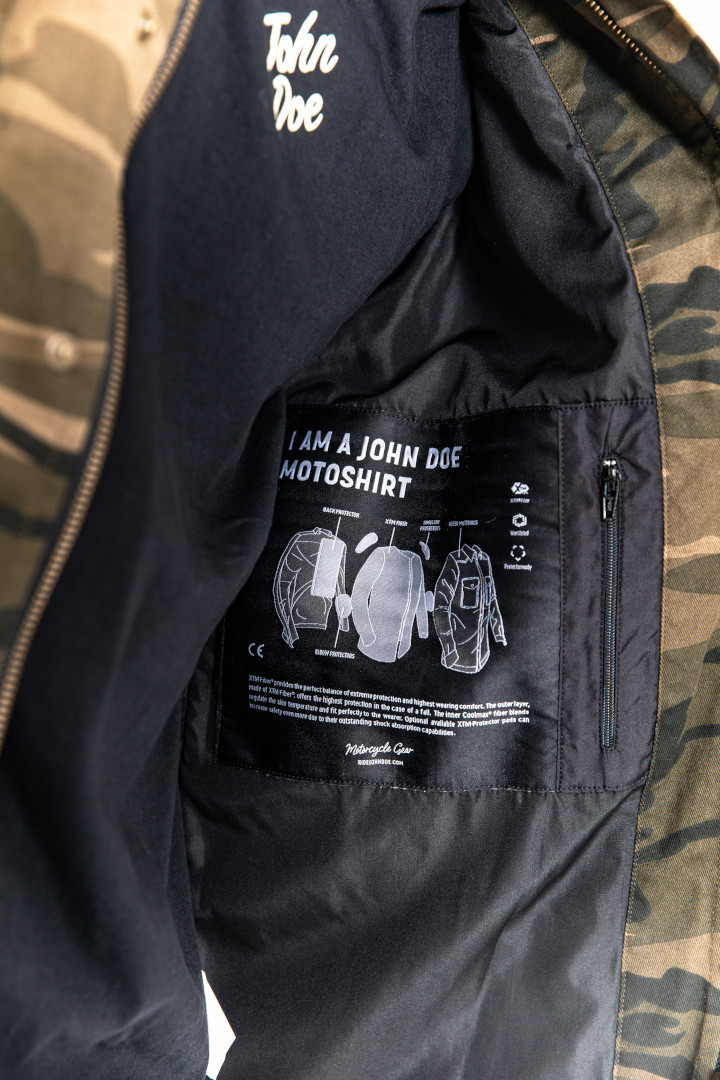 John Doe New Camouflage Motorrad Hemd L Abbildung 9